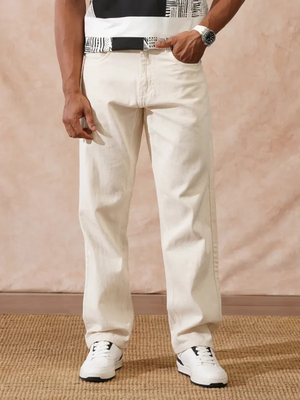 Casual Anti Fit Jeans | Off White