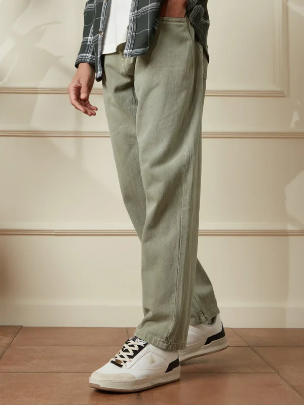 Casual Anti Fit Jeans | Green